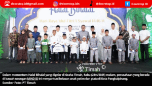 PT Timah Santuni Anak Yatim di Pangkalpinang, Yuta: Ingin Beli Ponsel untuk Belajar