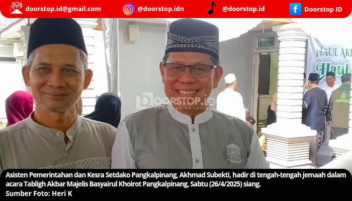 Hadiri Tabligh Akbar Majelis Basyairul Khoirot, Subekti: Doa dan Tawakal Kunci Pangkalpinang Hadapi Tantangan Ekonomi