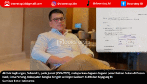 Aktivis Lingkungan Laporkan Dugaan Perambahan Hutan di Bangka Tengah ke KLHK dan Kejagung RI