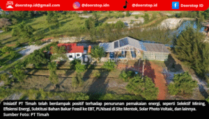 Inisiatif PT Timah Kurangi Konsumsi Energi untuk Capai Net Zero Emission, Dorong Masa Depan Hijau