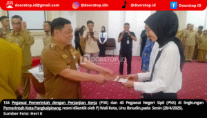Unu Ibnudin Lantik 134 P3K dan 40 ASN Pemkot Pangkalpinang, Tekankan Nilai BerAKHLAK