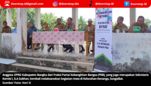 Serap Aspirasi Warga, G.A Subhan Gelar Reses Kedua di Kelurahan Kenanga