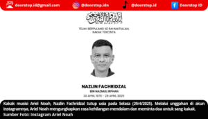 Breaking News: Kakak Ariel Noah Tutup Usia
