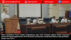 Agus Fendi Tekankan Pentingnya FKP untuk Tingkatkan Pelayanan