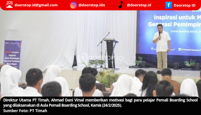 Dirut PT Timah Motivasi Pelajar Pemali Boarding School, Jangan Batasi Mimpimu