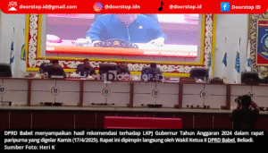DPRD Babel Sampaikan Rekomendasi LKPJ Gubernur 2024, Tekankan Sinergi Demi Pembangunan Merata
