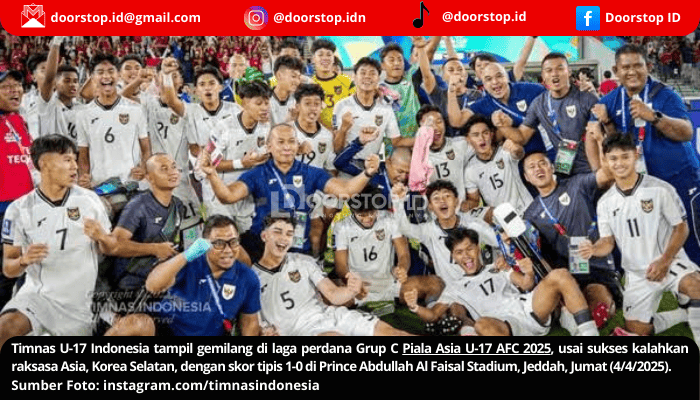 Kalahkan Korsel 1-0, Timnas Indonesia U-17 Optimis Rebut Tiket Piala Dunia U-17 di Dua Laga Sisa