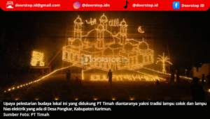 PT Timah Hidupkan Tradisi Lampu Colok dan Hias di Karimun