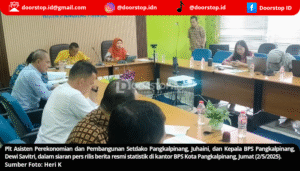 April 2025, Pangkalpinang Alami Inflasi Tahunan 1,67 Persen