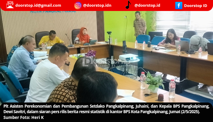 April 2025, Pangkalpinang Alami Inflasi Tahunan 1,67 Persen