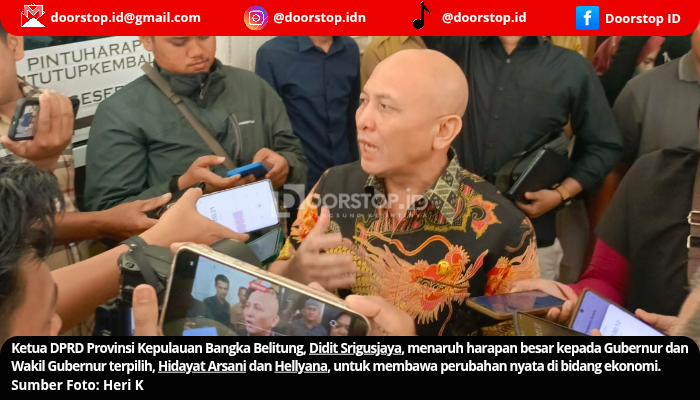 Didit Srigusjaya Desak Gubernur Baru Prioritaskan Ekonomi dan Daya Beli Warga