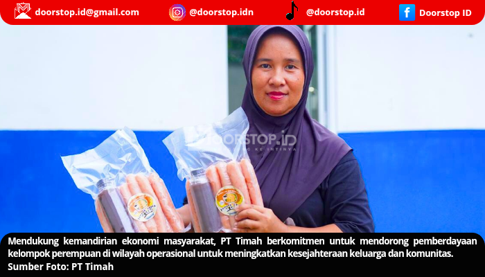 Berdayakan Kelompok Perempuan, Komitmen PT Timah Bangun Ekonomi Komunitas