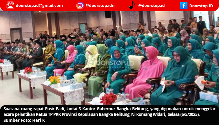 Ni Komang Widari Resmi Dilantik, Tegaskan Peran Strategis TP PKK dalam Pembangunan Babel