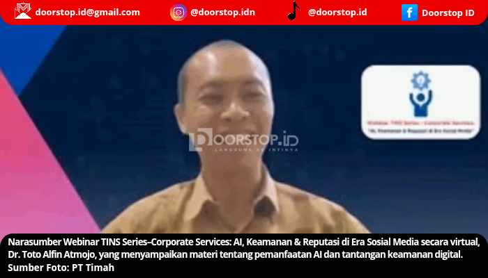 PT Timah Gelar Webinar Keamanan Digital dan AI bagi Karyawan