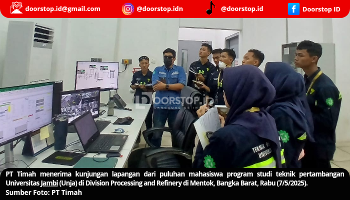 Mahasiswa Universitas Jambi Kunjungan Lapangan ke PT Timah, Sinergi Dunia Pendidikan dan Industri
