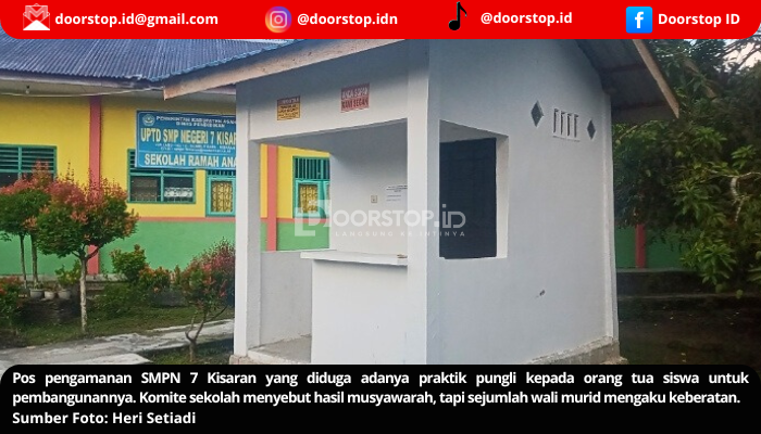 Komite dan Kepsek SMPN 7 Kisaran Diduga Lakukan Pungli Berkedok Sumbangan