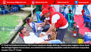 Kolaborasi PT Timah dan PMI, Wujudkan Kepedulian Lewat Aksi Kemanusiaan