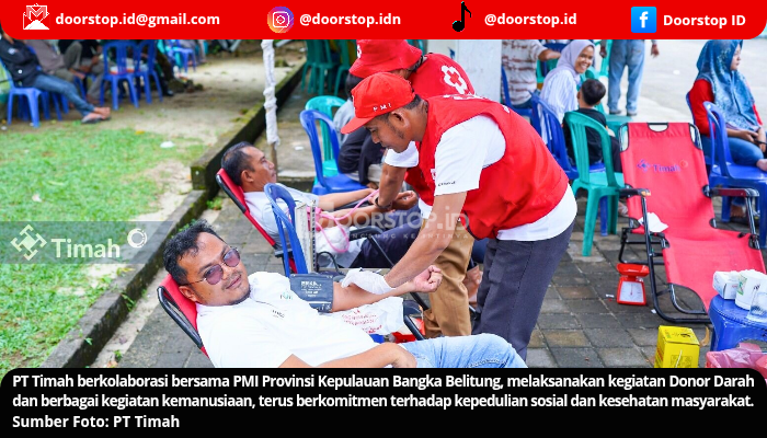 Kolaborasi PT Timah dan PMI, Wujudkan Kepedulian Lewat Aksi Kemanusiaan