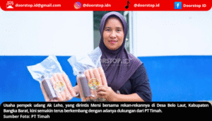 Kisah Mersi Cs: Sukses Kembangkan Usaha Pempek Udang Ak Leho Setelah Didukung PT Timah