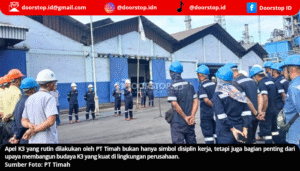 Komitmen Implementasikan K3, PT Timah Rutin Gelar Apel di Wilayah Operasional