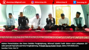 Pemkot Pangkalpinang Lepas 257 Calon Jemaah Haji di Masjid Agung Kubah Timah
