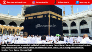 Jemaah Haji Asal Babel Meninggal Dunia di Madinah akibat Kecelakaan Lalu Lintas