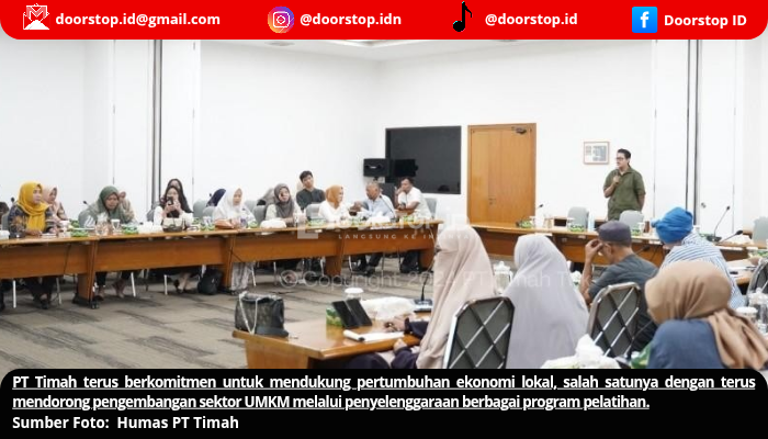 Dorong UMKM Naik Kelas, PT Timah Gelar Berbagai Pelatihan