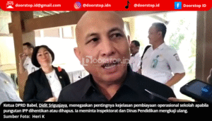 Ketua DPRD Babel Soroti Nasib Honorer Jika IPP Dihapus, Minta Inspektorat dan Dinas Pendidikan Kaji Ulang