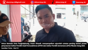 Bawaslu Pangkalpinang Soroti Perbaikan Data Pemilih dalam Rapat Pleno DPHP dan DPS Pilkada Ulang 2025