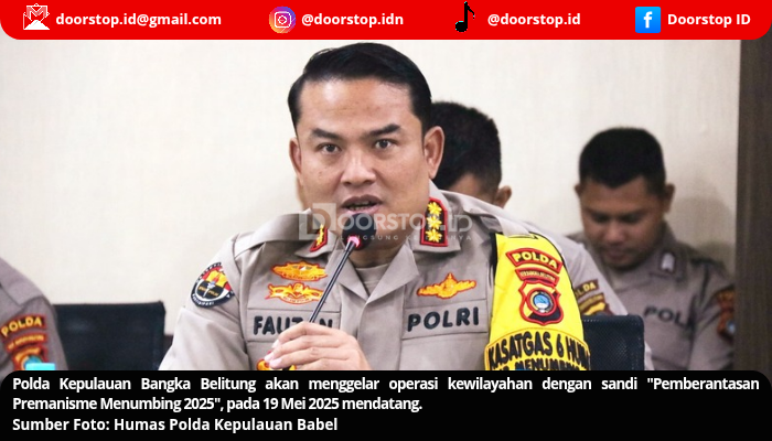 19 Mei 2025, Polda Babel Bakal Gelar Operasi Berantas Premanisme