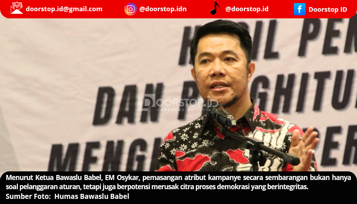 Bawaslu Babel Soroti Maraknya Baliho Bakal Calon Jelang Pilkada Ulang 2025