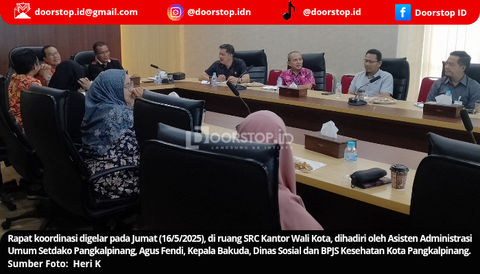 Pemkot Pangkalpinang Dorong Pemenuhan Jaminan Sosial Ketenagakerjaan Lewat Sinergi CSR