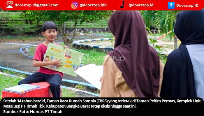 Sudah Eksis Belasan Tahun, TBRS PT Timah Terus Geliatkan Literasi dengan Baca Buku