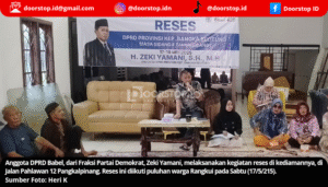 Zeki Yamani Serap Aspirasi Warga Rangkui, Soroti Masalah Pendidikan hingga Fasilitas Umum
