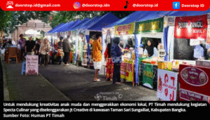 Wadahi Kreativitas Anak Muda Babel, PT Timah Dukung Specta Culinar di Taman Sari Sungailiat