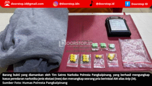 Satres Narkoba Polresta Pangkalpinang Tangkap Pengedar Ekstasi, Puluhan Butir Diamankan