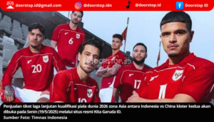 Tiket Laga Indonesia vs China Hampir Habis, PSSI Buka Penjualan Kloter Kedua Hari ini