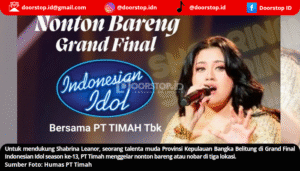 Dukung Shabrina Leanor Juarai Indonesian Idol 2025, PT Timah Gelar Nobar di Tiga Lokasi