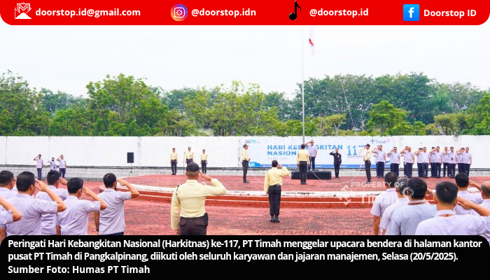 Tingkatkan Nasionalisme, PT Timah Gelar Upacara Peringatan Hari Kebangkitan Nasional ke-117