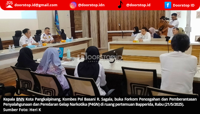 BNN Kota Pangkalpinang Gelar Forkom P4GN, Kombes Pol Basani Tegaskan Pentingnya Kolaborasi Lawan Narkoba