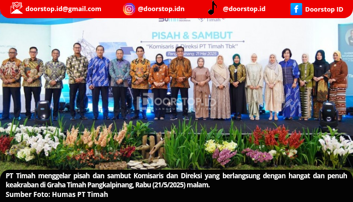 Estafet Kepemimpinan PT Timah: Pisah Sambut Penuh Keakraban dan Harapan