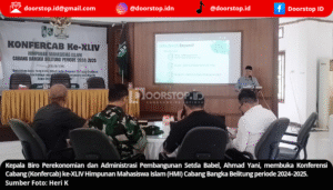 Buka Konfercab HMI Babel ke-XLIV, Ahmad Yani: Mahasiswa Harus Kritis, Kreatif, dan Responsif