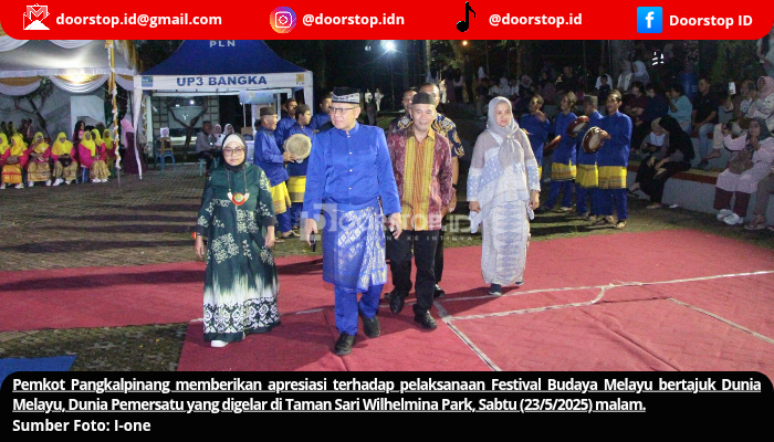 Festival Budaya Melayu, Upaya Konkret Pemkot Pangkalpinang Lestarikan Warisan Leluhur