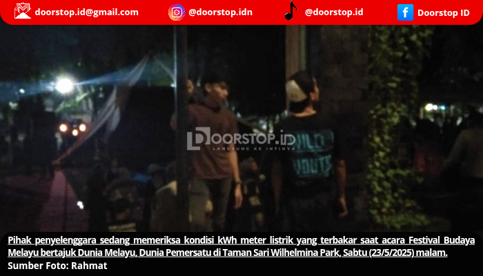 Insiden Ledakan KWh Meter Sempat Hentikan Festival Budaya Melayu Pangkalpinang