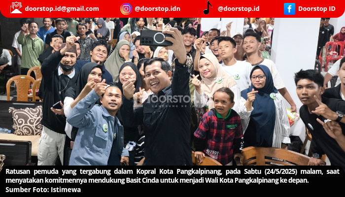 Jadi Idola Anak Muda, Kopral Pangkalpinang Dukung Basit Cinda Jadi Wali Kota