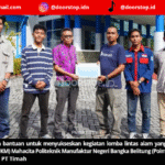 PT Timah Dukung Lomba Lintas Alam UKM Mahacita Polman Babel ke-16, Cetak Generasi Tangguh