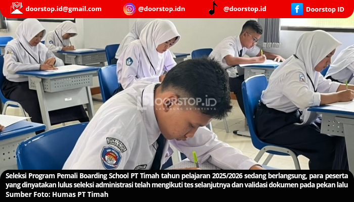 Peserta Seleksi Pemali Boarding School PT Timah Berjuang untuk Lulus, Motivasi Terbesar Ingin Bahagiakan Orang Tua