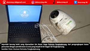 Pembobol SD di Pangkalpinang Dibekuk, Laptop dan CCTV Berhasil Diamankan
