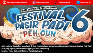 Dorong Promosi Wisata, Pemkot Pangkalpinang Hadirkan Artis Ayu Azhari di Festival Pasir Padi 6