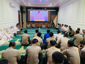 Sambut HUT ke-79 Bhayangkara, Polresta Pangkalpinang Gelar Zikir dan Doa Bersama